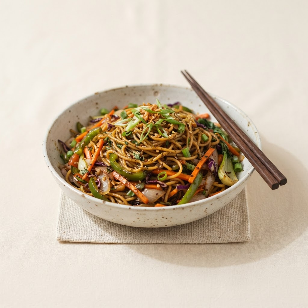 Veg Hakka Noodles